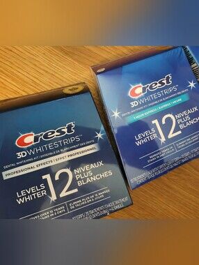 Crest 3D Whitestrips Teeth Whitening Kit - 2 Boxes